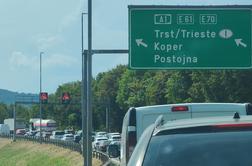 "Če se odpravljate proti Primorski, previdno!" Zamuda dve uri in pol.