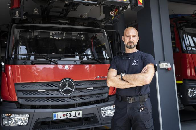 Gasilci, Gasilska brigada Ljubljana. | Luka Pance je svoje življenje posvetil gasilstvu. | Foto Bojan Puhek