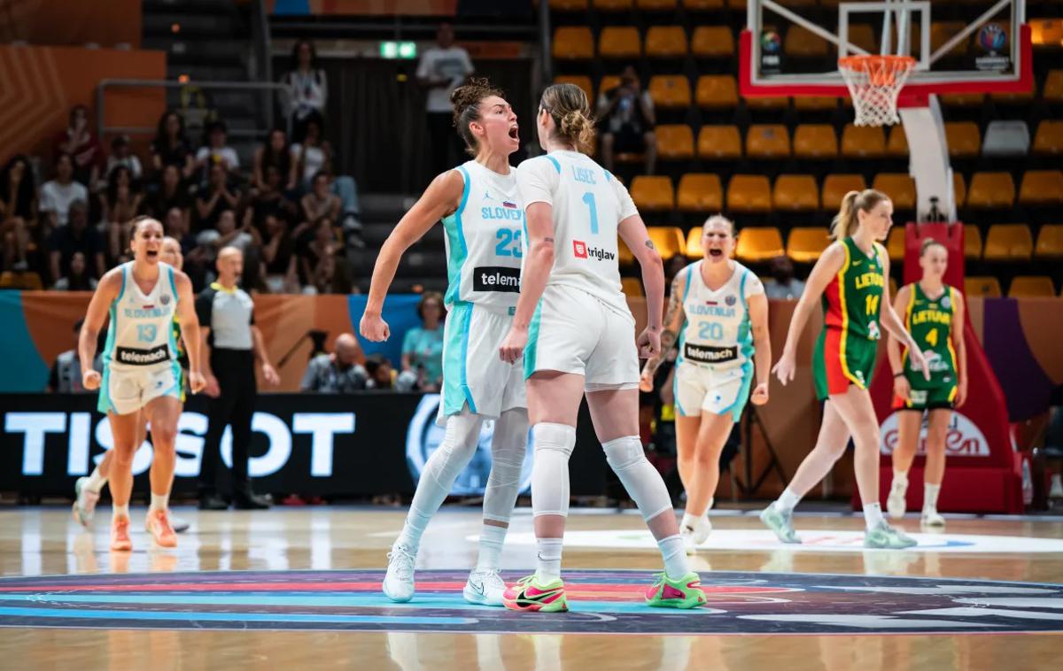EuroBasket, Slovenija : Litva, slovenska ženska košarkarska reprezentanca | Slovenke danes čaka boj z Italijo. | Foto Fiba Europe