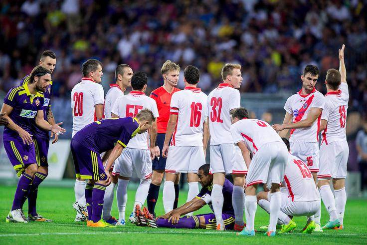 Zrinjski je leta 2014 namučil vijolice. V Mostarju je bilo 0:0, v Ljudskem vrtu pa po dobri igri gostov 2:0. | Foto: Vid Ponikvar