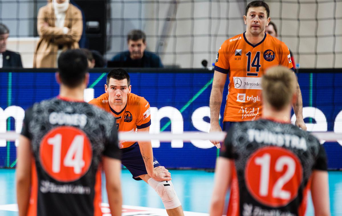 Odbojkarska liga prvakov: ACH Volley - Ziraat Bank | ACH Volley ostaja brez zmage v letošnji ligi prvakov. | Foto Grega Valančič/Sportida