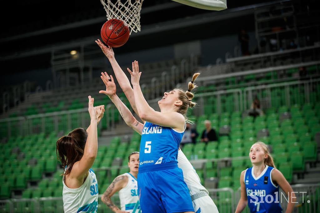 Slovenija Islandija ženska košarkarska reprezentanca
