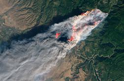 Požari v Kaliforniji se vidijo tudi iz vesolja #foto #video