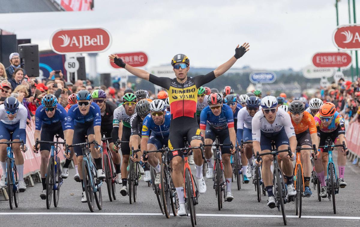 Wout Van Aert | Belgijski kolesarski zvezdnik Wout Van Aert je z zmago na Dirki po Britaniji potrdil odlično formo pred svetovnim prvenstvom v Flandriji (19. do 26. september). | Foto Guliverimage