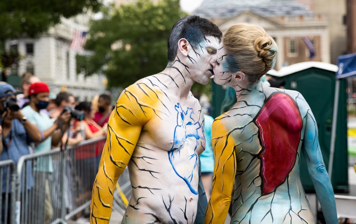 bodypainting new york | Foto Reuters