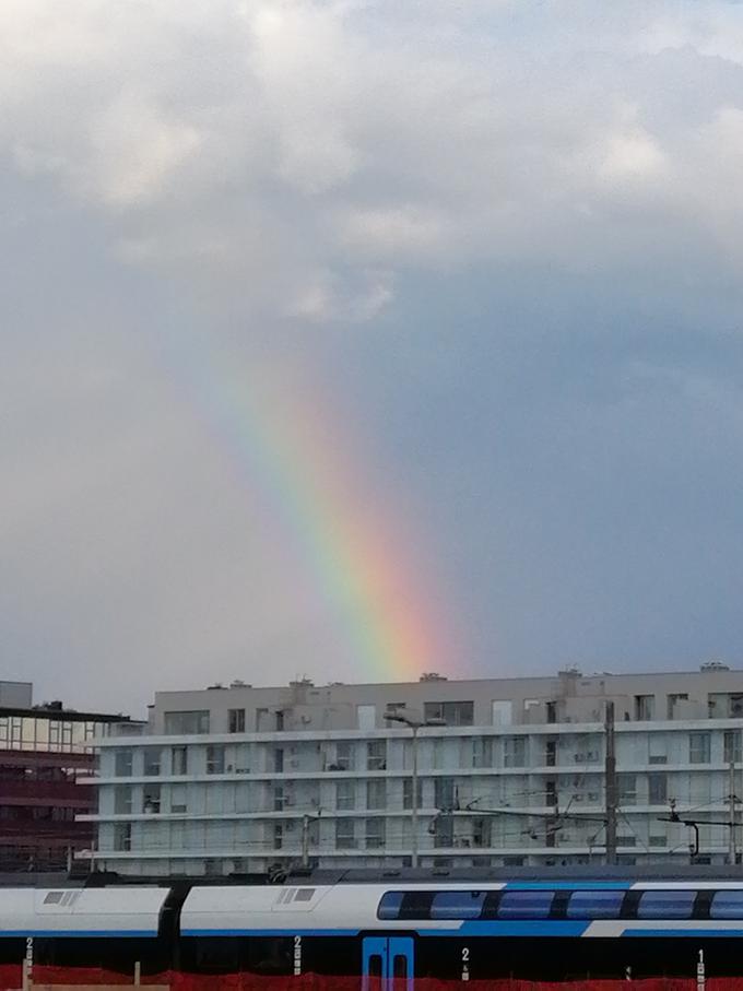 Nestanovitno vreme s plohami in nevihtami bo imelo ob koncu tega tedna kratko prekinitev, nato pa se bo nadaljevalo v začetku novega tedna. Na fotografiji Ljubljana.  | Foto: Žan Železnik