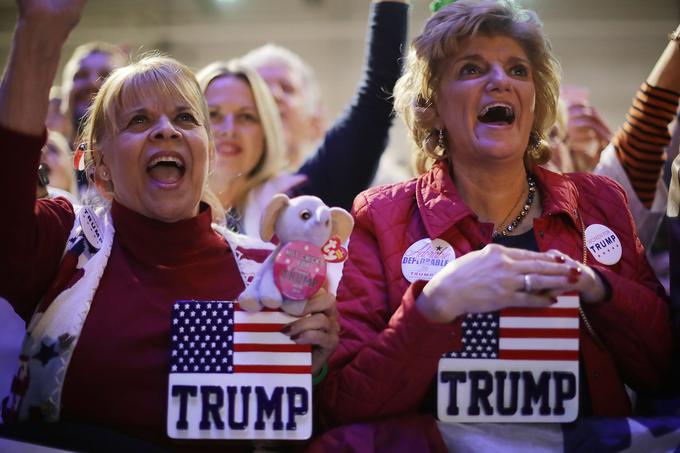 Proti Donaldu Trumpu so bili naravnani vsi razen volivcev. | Foto: Getty Images