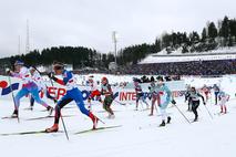 Ženska štafeta smučarski tek Lahti 2017