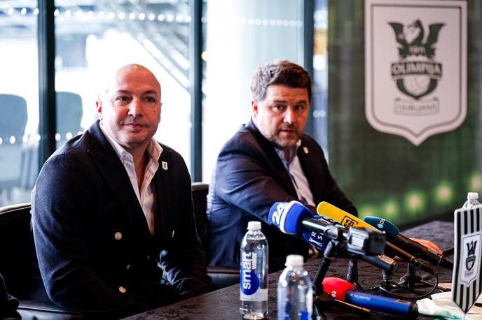 Necat Aygün, Olimpija | Necat Aygün in Igor Barišić | Foto Aleš Fevžer