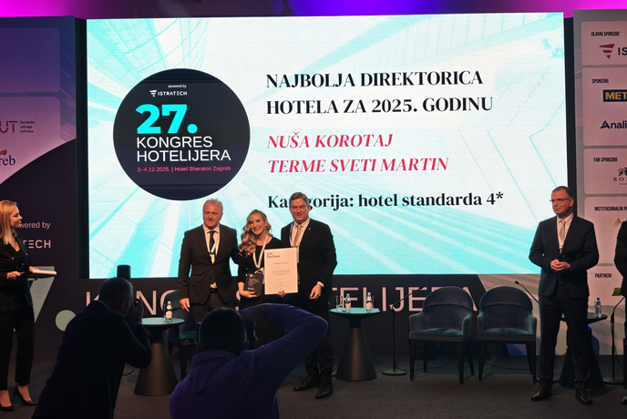 Slovenka prejela nagrado za najboljšo hotelsko direktorico na Hrvaškem