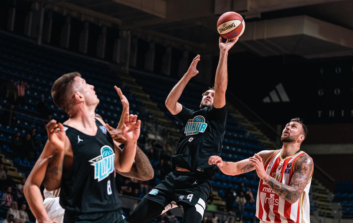 ABA liga: Crvena zvezda - Ilirija | Ilirija je v ponedeljek izgubila pri Crveni zvezdi v Beogradu. | Foto ABA League j.t.d./Dragana Stjepanović