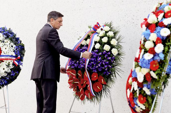 Borut Pahor spomin druga svetovna vojna | Foto STA