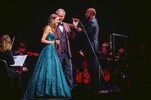 Monika Avsenik in Andrea Bocelli