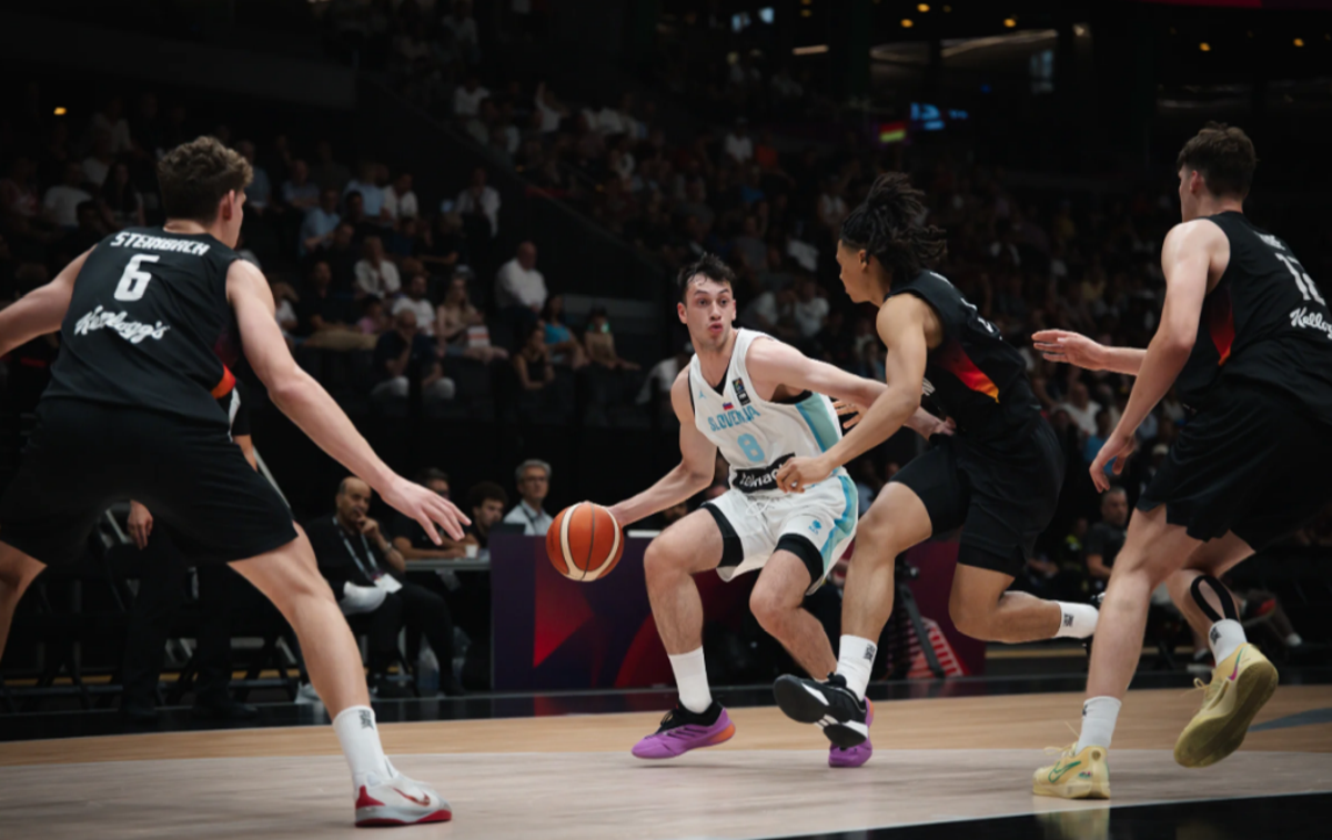 slovenska košarkarska reprezentanca do 19 let | Slovenci so izgubili z Nemčijo. | Foto FIBA