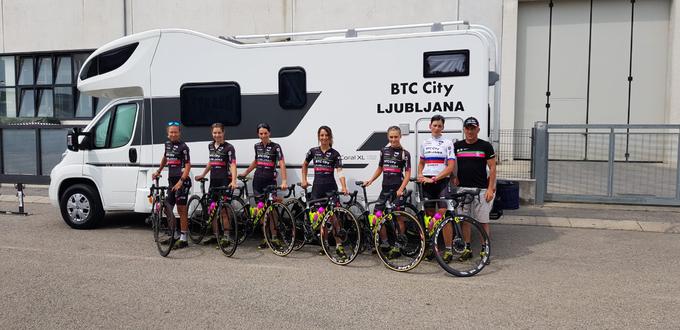 Kolesarke ljubljanske ekipe BTC City so se izkazale na desetdnevni dirki Giro Rosa. | Foto: BTC City Ljubljana
