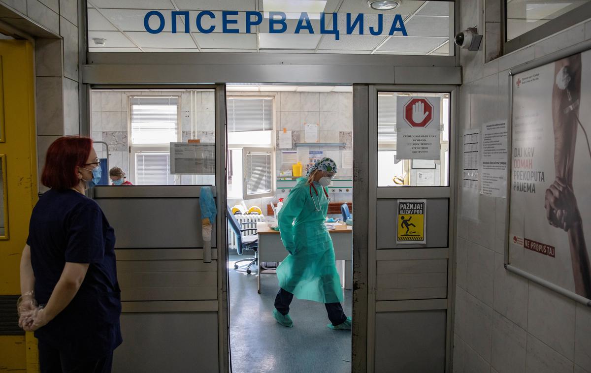 srbija koronavirus bolnišnica Beograd | V Srbiji rahljajo ukrepe proti novemu koronavirusu kljub povečanemu številu okužb. | Foto Reuters