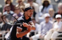 Zverev kljub pariški zmagi tretji, Cobolli prvič v top 10