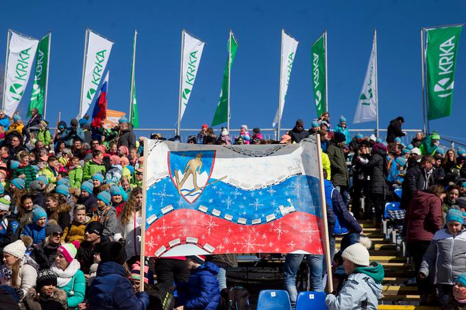 Slovenske zastave so vihrale na vsakem koraku. In v najrazličnejših navijaških upodobitvah. | Foto: Urban Urbanc/Sportida