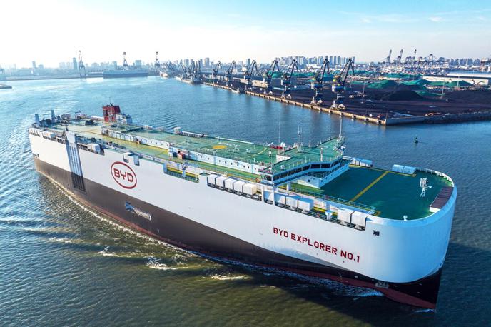 BYD ladja explorer no.1 | Del cenovne konkurenčnosti največjih kitajskih znamk so tudi lastne transportne ladje. | Foto BYD