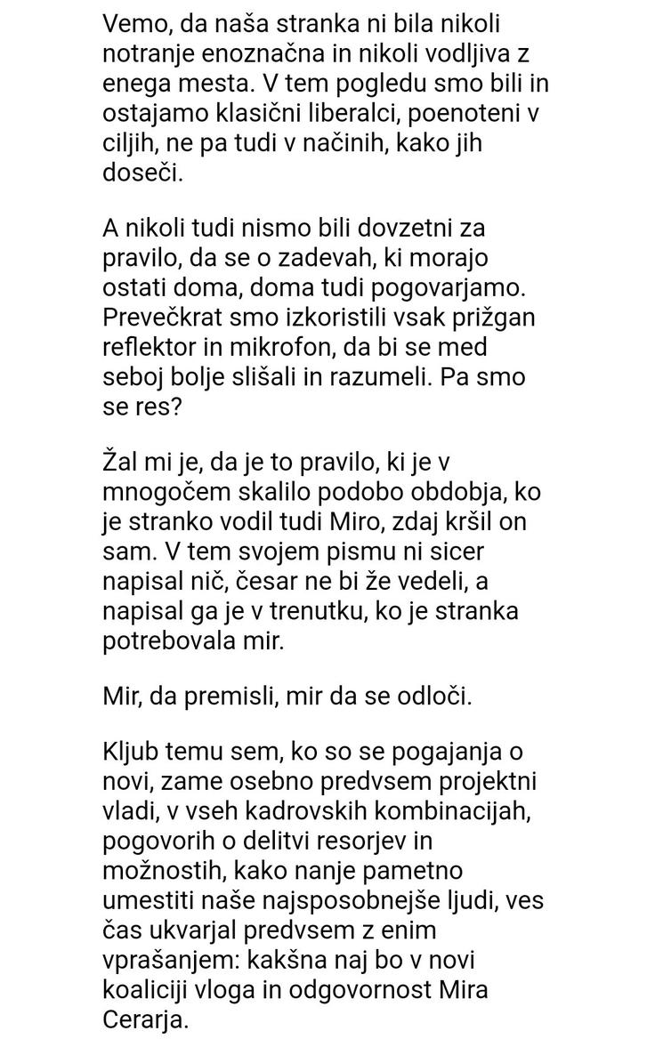 počivalšek pismo | Foto: 