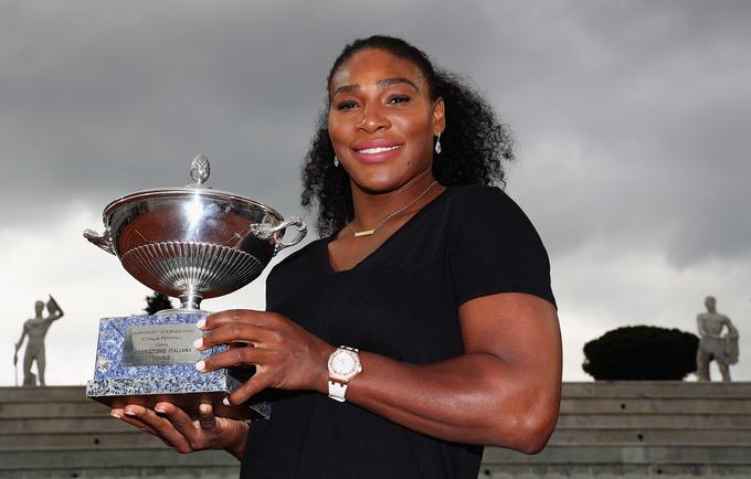 Serena Williams je v Rimu dosegla svojo 70. lovoriko na turnirjih serije WTA. | Foto: 
