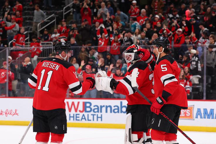 New Jersey Devils Hudiči nadaljujejo izjemno serijo. | Foto: Reuters