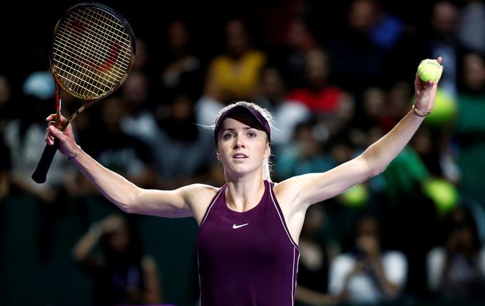 Elina Svitolina se je brez poraza uvrstila v polfinale zaključnega turnirja. | Foto: Reuters