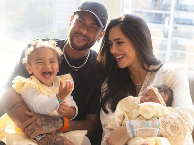 Nogometni zvezdnik Neymar Jr. še četrtič postal oče