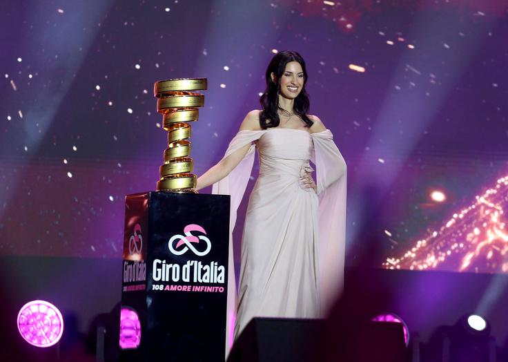Eleonora na predstavitvi ekip letošnjega Gira v Tirani v Albaniji | Foto: Guliverimage
