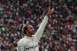 Hamilton v Mehiki potrdil peti naslov svetovnega prvaka, dirka Verstappnu