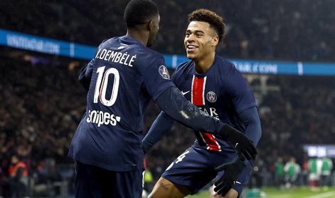 PSG do visoke zmage, Lille izgubil z zadnjimi