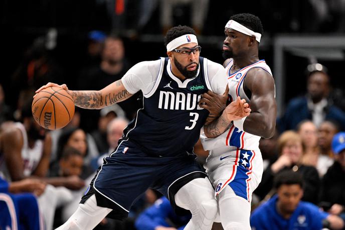 Anthony Davis Dallas Mavericks | Anthony Davis je dosegel samo 13 točk. Govori se, da ga želi Dallas poslati v drugo ekipo. | Foto Reuters
