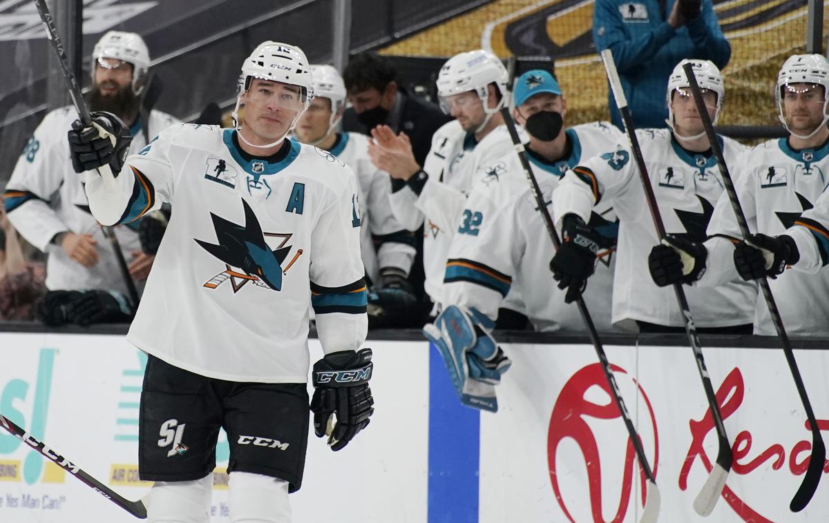 Patrick Marleau | Patrick Marleau je postal rekorder po nastopih v ligi NHL. Odigral je natanko 1768 tekem.  | Foto Guliverimage