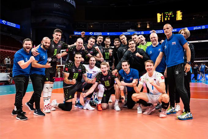 "Odlična tekma, predvsem na začetnem udarcu, v bloku in obrambi. Odigrali smo na zelo visoki ravni, tako da smo lahko zadovoljni z današnjo predstavo." | Foto: Volleyballworld