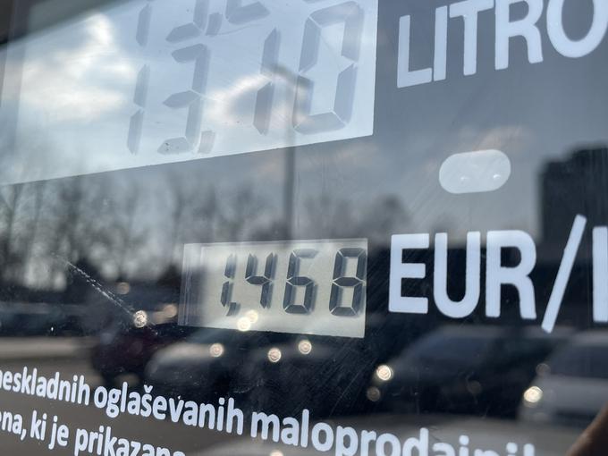 Danes liter dizla v Ljubljani za 1,46 evra, kakšne bodo cene jutri? | Foto: Gregor Pavšič
