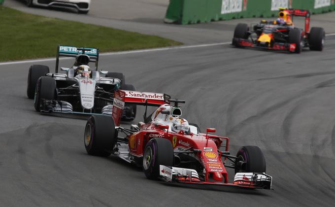 Sebastian Vettel je dirko končal na drugem mestu. | Foto: Reuters