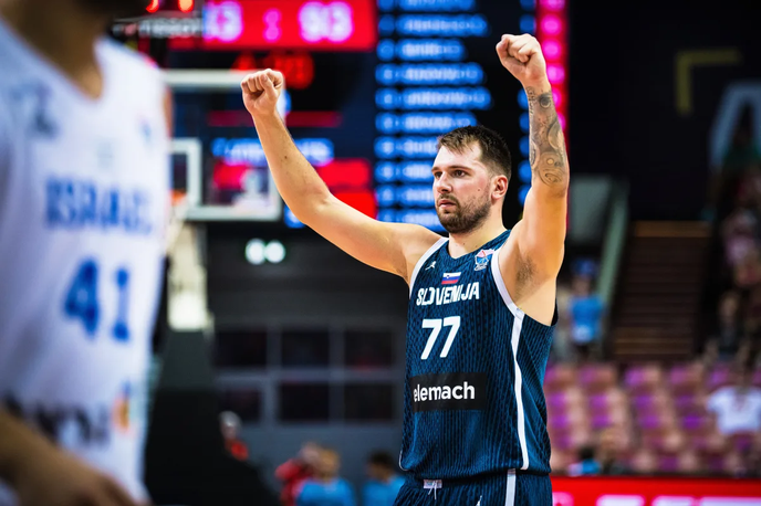 Luka Dončić, slovenska košarkarska reprezentanca | Luka Dončić je na tekmi proti Izraelu postal najboljši slovenski strelec na uradnih tekmah slovenske reprezentance. | Foto FIBA