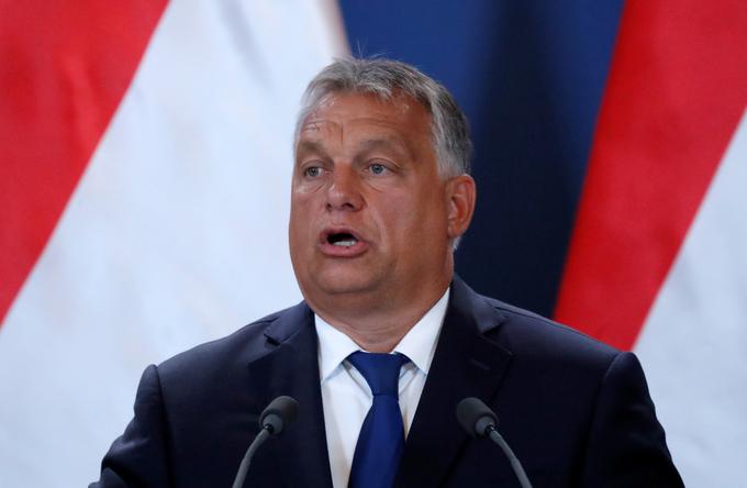 Recept za uspeh njegove vlade je, da "ni vladala nad glavami ljudi, pač pa z ljudmi", je dejal madžarski premier Viktor Orban. | Foto: Reuters