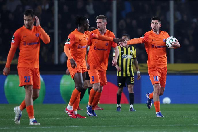 Konferenčna liga: AEK - Celje | Celjani so zmagali v Atenah, ampak se poslavljajo od Evrope. | Foto Reuters