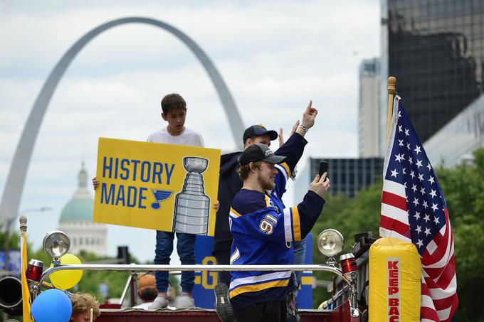 St. Louis Blues parada NHL | Foto: Reuters