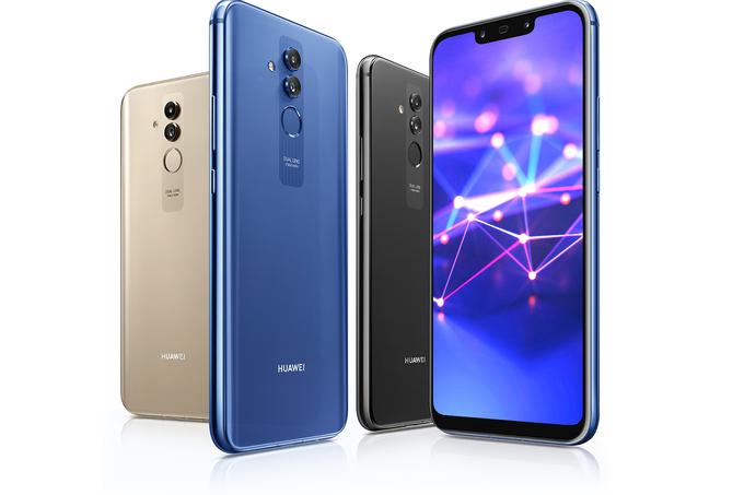 Pametni telefon Huawei Mate 20 Lite poganja procesor Kirin 710, ki ga za Huawei izdeluje kitajsko podjetje HiSilicon. Gre za novo generacijo procesorjev za Huaweijeve naprave srednjega razreda, ki za zdaj poganja samo še en drug pametni telefon, in sicer Huawei P Smart+. Procesor je dovolj hiter, da povprečen uporabnik praktično ne bo opazil razlike med njim in zmogljivejšimi čipi Kirin 970, ki brnijo v dražjih Huaweijih in nekaterih modelih znamke Honor. Naš preizkusni Mate 20 Lite je imel tudi 4 gigabajte delovnega pomnilnika, kar je za povprečnega uporabnika znova več kot dovolj, in 64 gigabajtov prostora za shranjevanje podatkov. Na voljo je tudi model s šestimi gigabajti pomnilnika in 128 gigabajti prostora za shranjevanje podatkov.  | Foto: Huawei Mobile