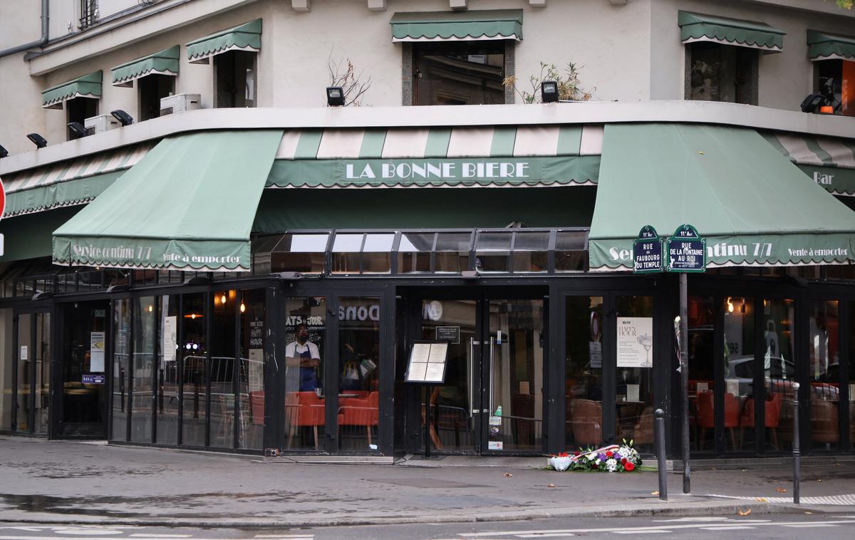 Pariz, obletnica, teroristični napad 2015 | Spominske slovesnosti se bodo danes nadaljevale v pariških kavarnah in restavracijah ter nato v Bataclanu, preden bodo v središču Pariza ob 18. uri odprli spominski vrt, posvečen žrtvam. | Foto Reuters