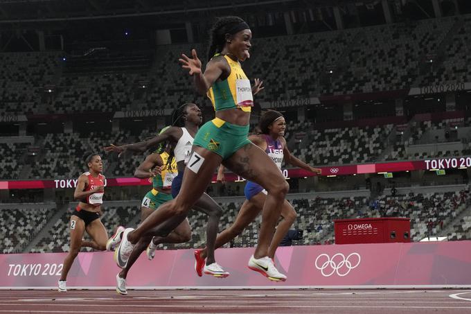Elaine Thompson-Herah je postavila olimpijski rekord na 100 metrov. | Foto: Guliverimage/Vladimir Fedorenko