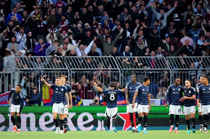 Aston Villa, ki nastopa v ligi prvakov prvič, je v Bernu odpravil švicarskega prvaka Young Boys s prepričljivim rezultatom 3:0. | Foto: Reuters