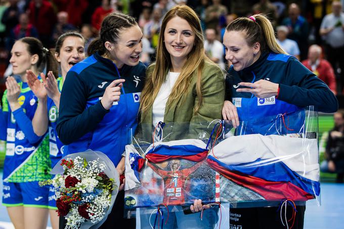 Branka Zec je tudi uradno sklenila reprezentančno pot. | Foto: Grega Valančič/Sportida