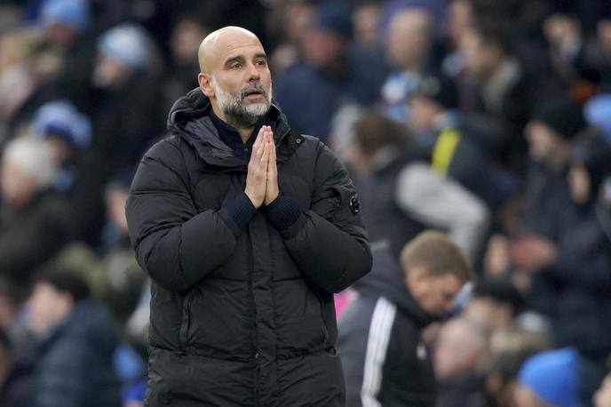 Manchester City Pep Guardiola | Pep Guardiola pravi, da imajo proti Realu samo en odstotek možnosti za napredovanje. | Foto Guliverimage