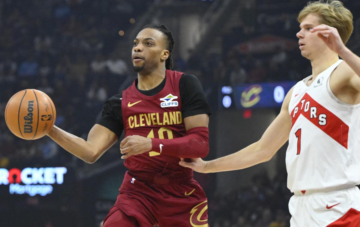 Darius Garland Cleveland Cavaliers | Cleveland Cavaliers imajo na vrhu vzhodne konference pet zmag več od Boston Celticsov. | Foto Reuters