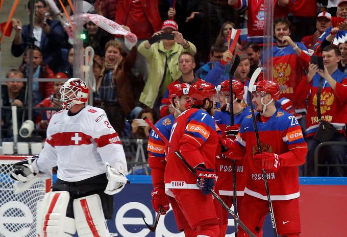 Zbornaja komanda je Švico odpravila s 5:1. | Foto: Reuters