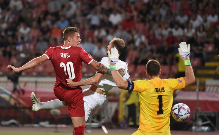 Jan Oblak je prejšnji teden v Beogradu prejel kar štiri zadetke. V nedeljo se bo s Srbi spoprijel še v Ljubljani. | Foto: Sportida