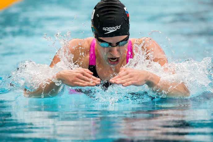 Tjaša Vozel | Tjaša Vozel je na mitingu v Kranju podrla še slovenski rekord na 200 m prsno v 25-metrskem bazenu. | Foto Vid Ponikvar